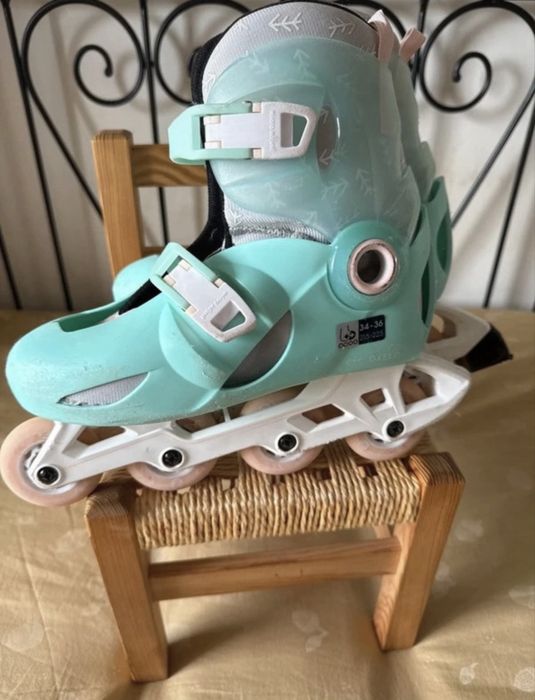Patins em linha Oxelo, tamanho 34-36, 20€!