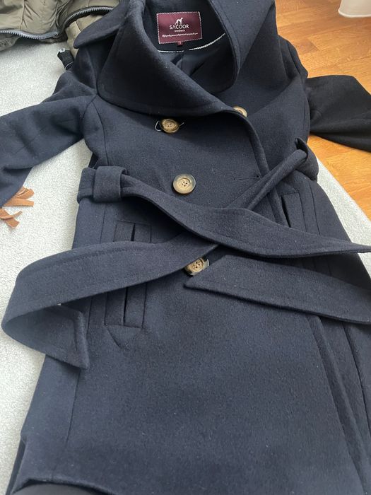 Sobretudo azul sacoor