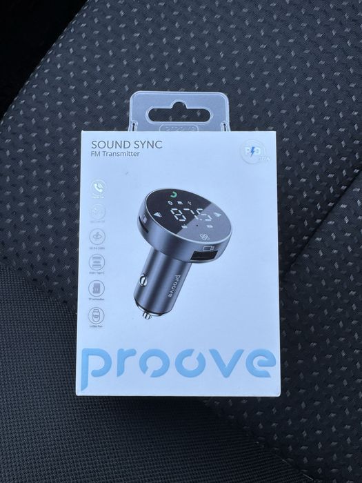 Автомобильное зарядное устройство Proove FM Launcher Sound Sync 30W