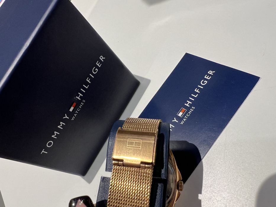 Tommy Hilfiger zegarek damski rose Gold pudełko