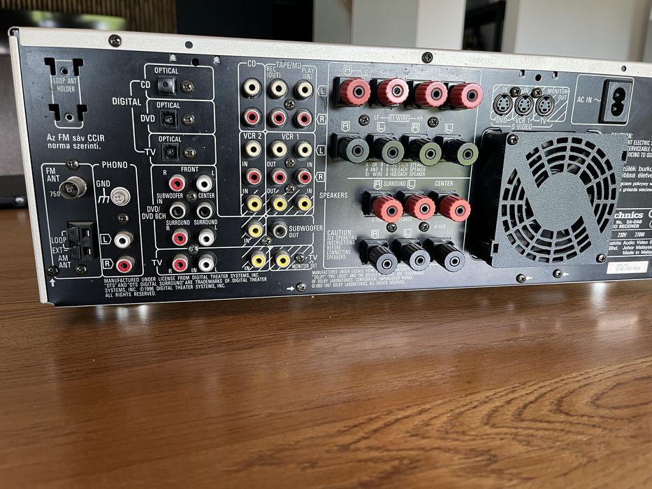 Technics SA DA 8 szampanski - oryg. pilot