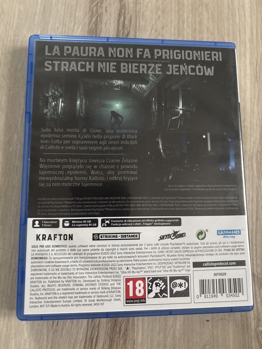 Gra the Callisto Protocol ps5