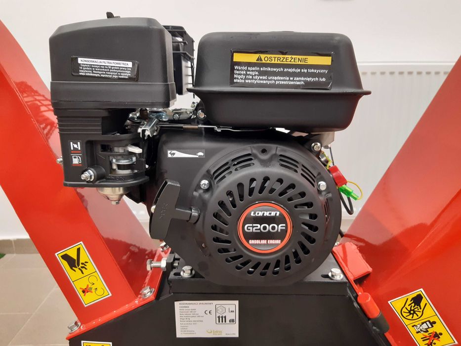 Rozdrabniacz bębnowy do gałęzi CEDRUS RB02 Loncin 6,5 KM 10 cm RATY 0%