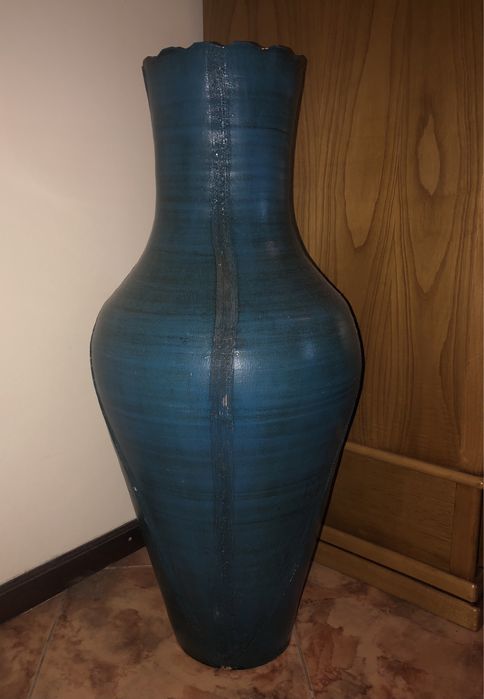 Jarrão para decoração azul/esverdeado