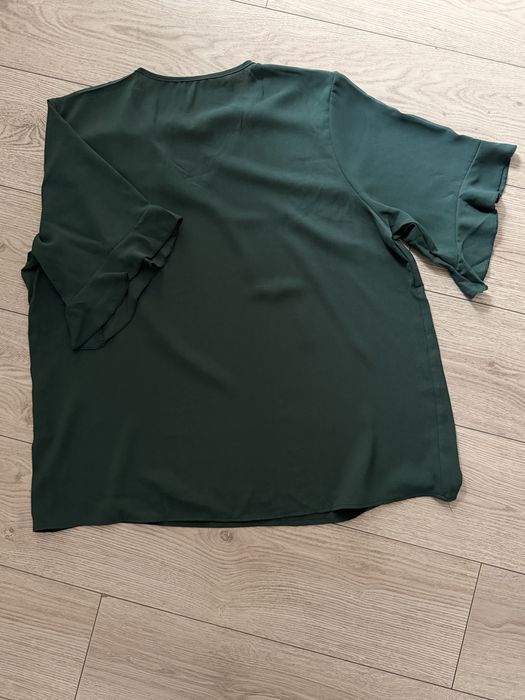 Ciemnozielona Elegancka bluzka
