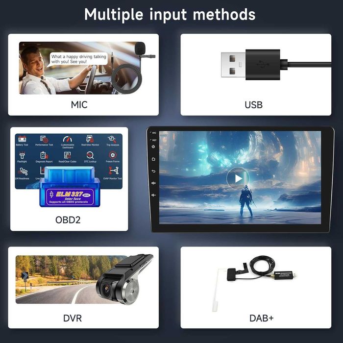 Radio samochodowe 32G Android 2 Din do Suzuki Swift 4