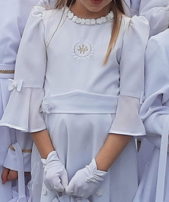 Sukienka na  komunię,rocznicę, Boże ciało, anioł na jasełka