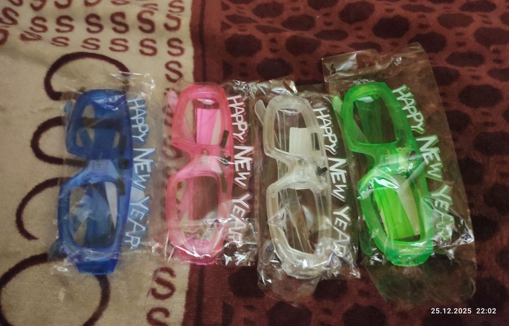 Окуляри з підсвічуванням, неонові окуляри для вечірок