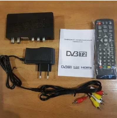 Тюнер Т2 ТВ ресивер DVB-T2 MEGOGO 2020 с LCD и поддержкой Wi-Fi