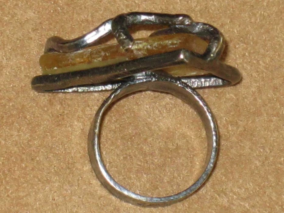 Anel Prata Maciça de Lei 925`/.. C/contraste