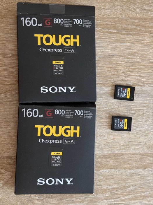 2x Sony TOUGH CFexpress Type A 160GB CEA-G160T