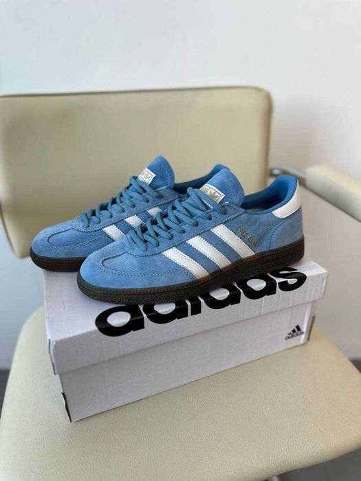 Мужские кроссовки Adidas Spezial Handball Blue White. 40-45