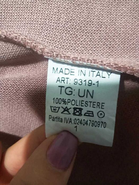 Casaco de trespasse de senhora - Rosa velho - Tam. Único