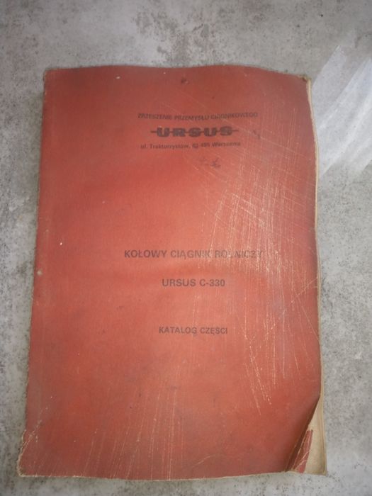 Ciągnik Rolniczy Ursus C-330 Katalog Części 1983 Oryginał PRL