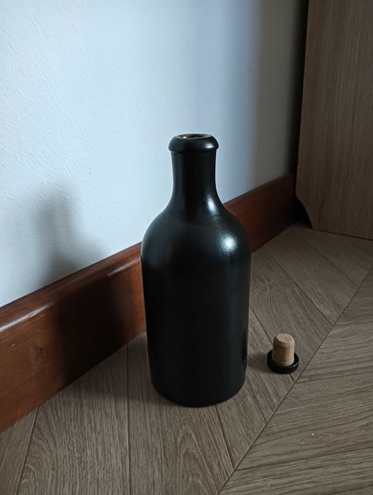 Butelka czarna kamionkowa 0,5l
