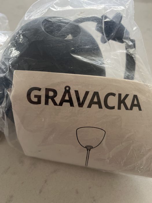 Candeeiros ikea GRAVACKA novos