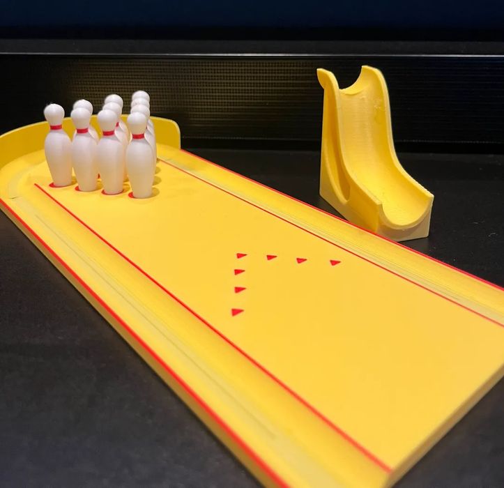 Jogo de Bowling em Miniatura