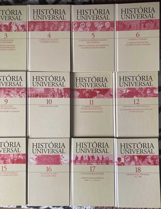 Coleção História Universal - Volumes 1 a 18