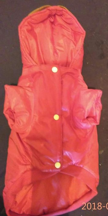 Casaco de cão com gorro + comedouro d oferta