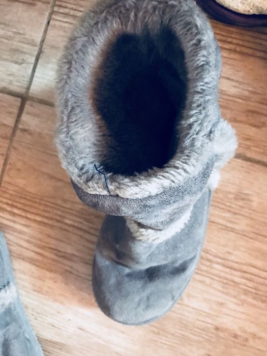 Buty buciki kozaki botki 36 szare Tom Tailor