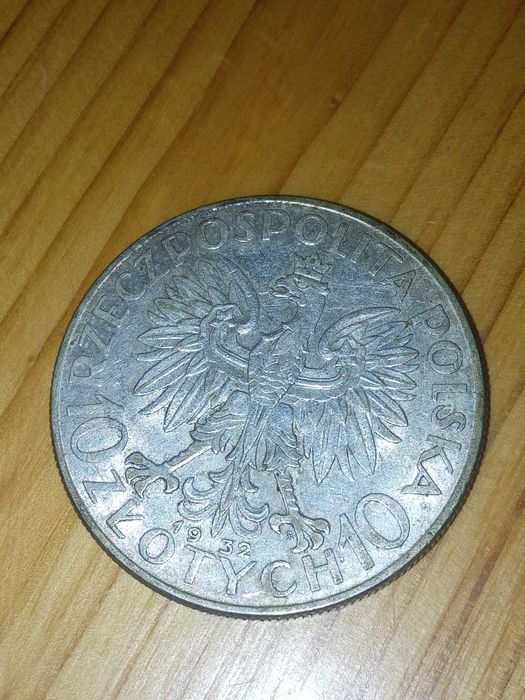 Głowa kobiety 10 złotych 1932