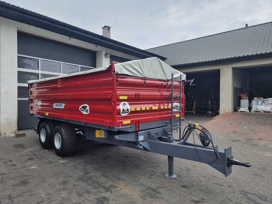 Przyczepa rolnicza MARPOL -TRAILER Przyczepa tandem burtowy 8 ton