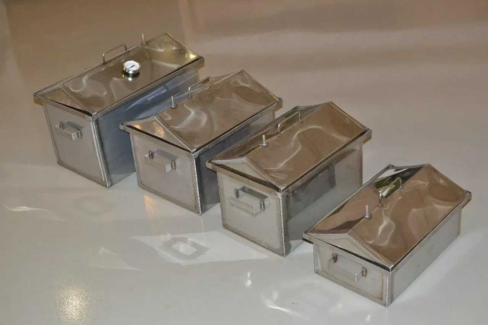 ‼️ Коптильня горячего копчения (коптилка).  Нержавейка/ черная сталь‼️