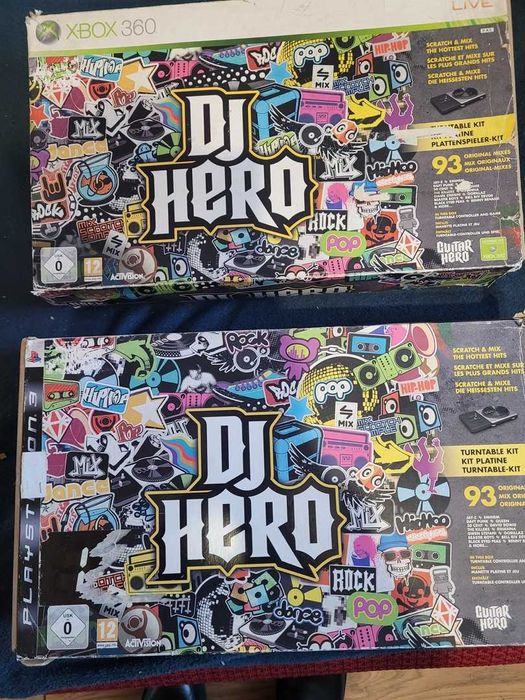 DJ Hero PS3 Xbox 360 Dwa Zestawy NOWE