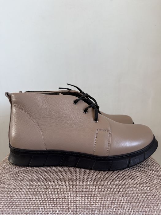 Ортопедичні жіночі черевики Pabeste, шкіра з хутром, розмір 41