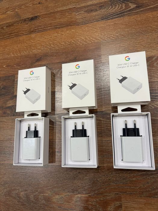 Оригинальный адаптер Google Pixel 30 Вт быстрая зарядка, блок usb-c