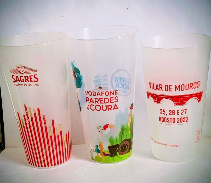 Copos de Festivais música