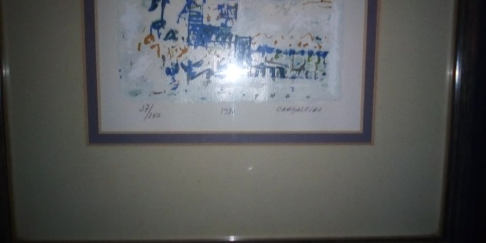 Serigrafia do artista Cargaleiro