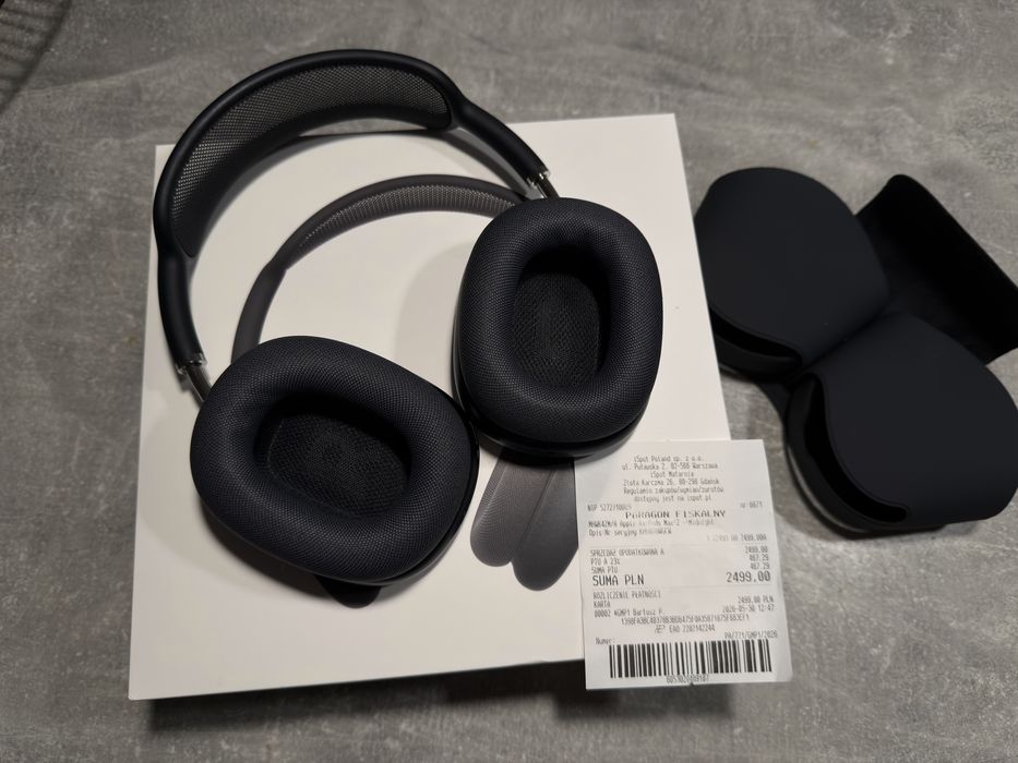 AirPods Max 2 - Midnight - praktycznie nowe - GWARANCJA!