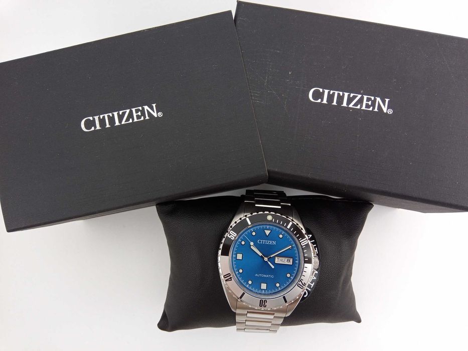 Японские мужские часы Citizen NH7530-52M сапфир, механика 21 камень