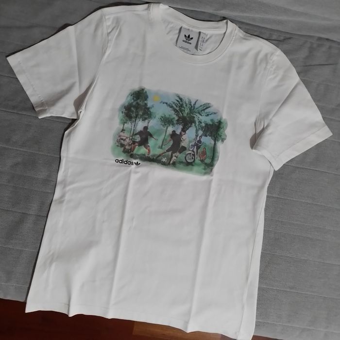 T-shirt adidas algodão homem