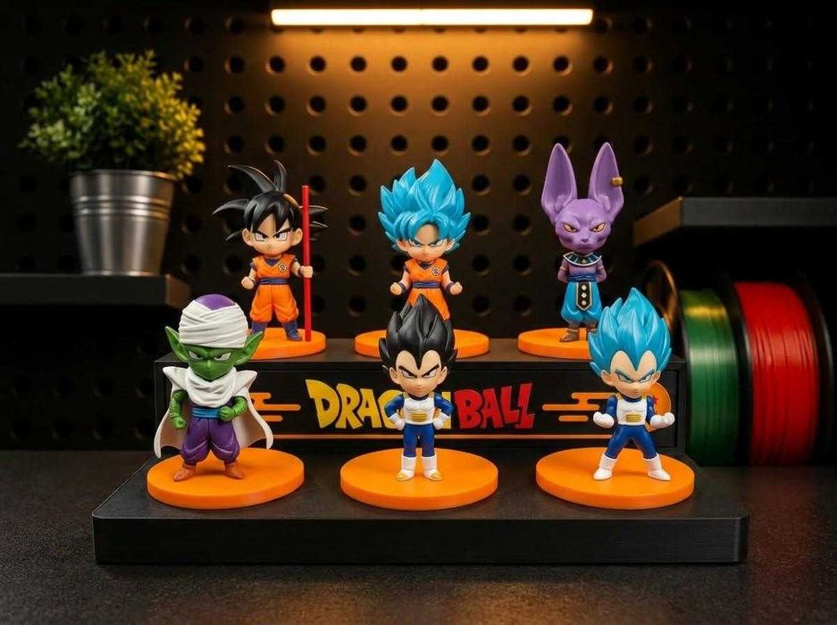 Expositor Dragon Ball Burger King Artesanal
