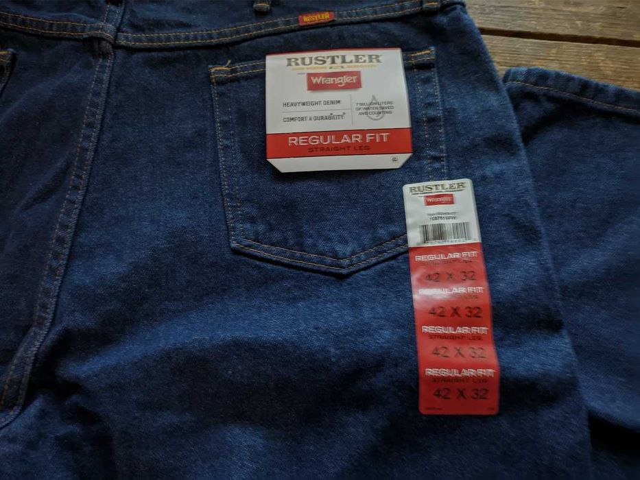 Чоловічі джинси Wrangler Rustler W36 38 40 42 46 48 54 великий р