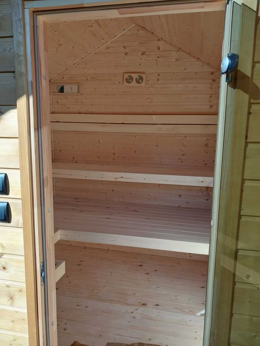 Sauna Zewnętrzna Stodoła z piecem na drewno