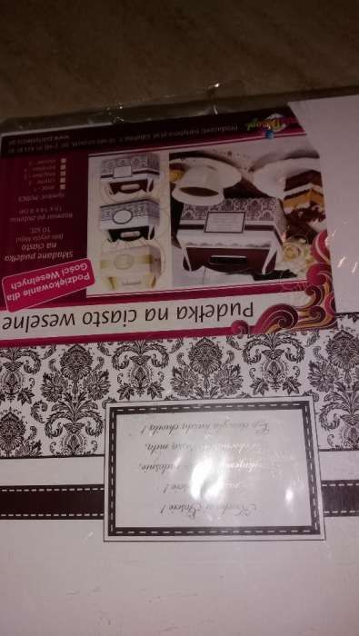 kamizelka ślubna,zestaw + GRATIS pudelka ozdobne