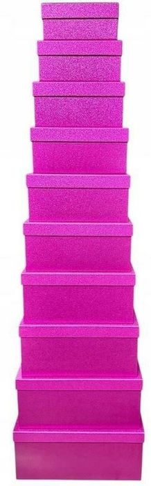 Zestaw pudełek prezentowych 10w1 purpurowy