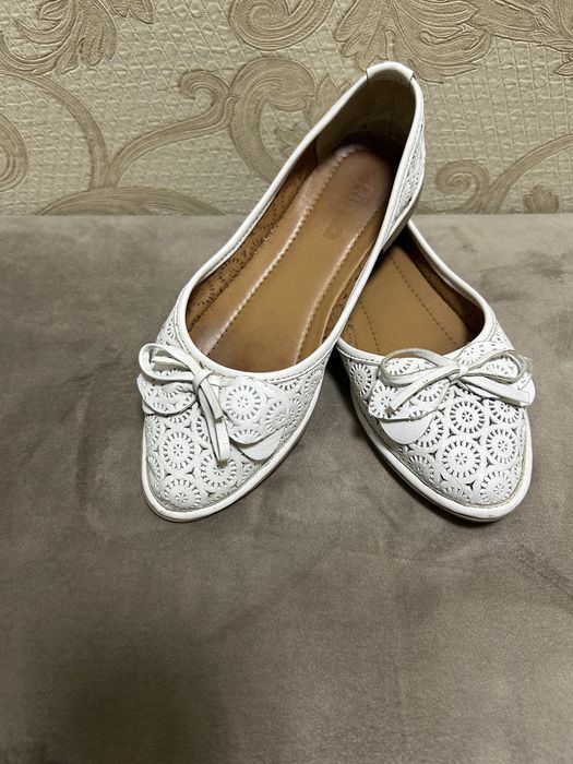 Кожаные балетки,натуральные