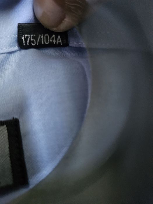 Nowa koszula męska Giorgio Armani niebieska XL 175/43