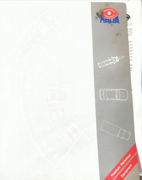 Підйомник автомобільний 2-х стійковий 4 т MAHA