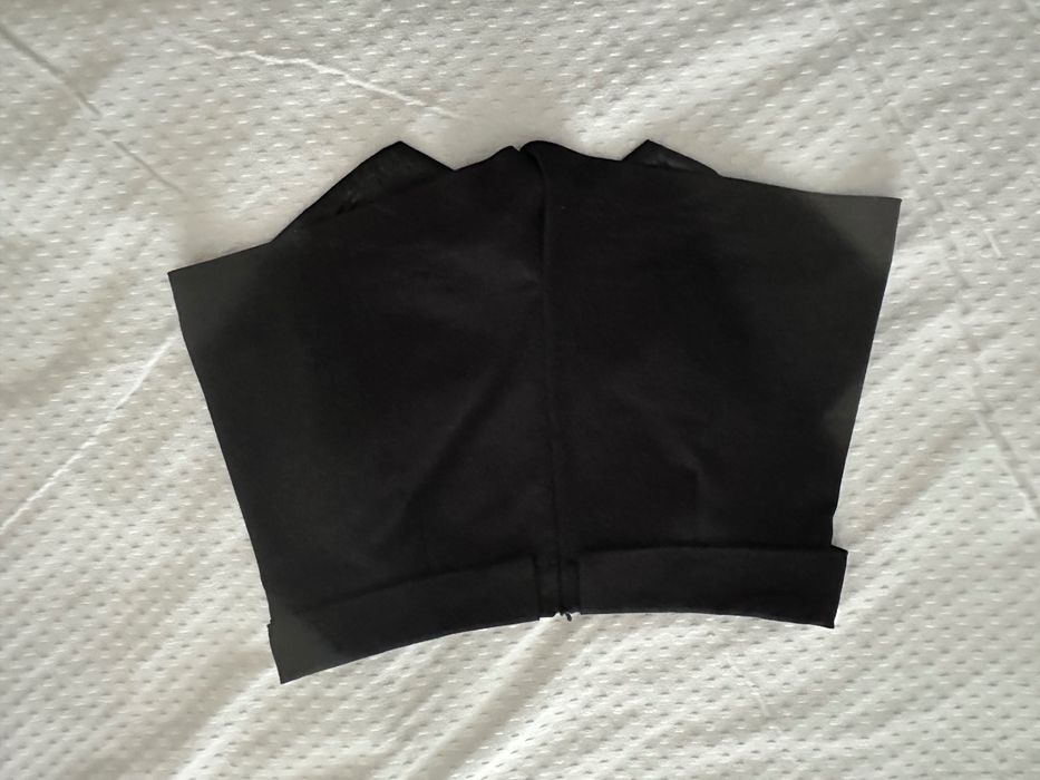 Saia calção preto zara