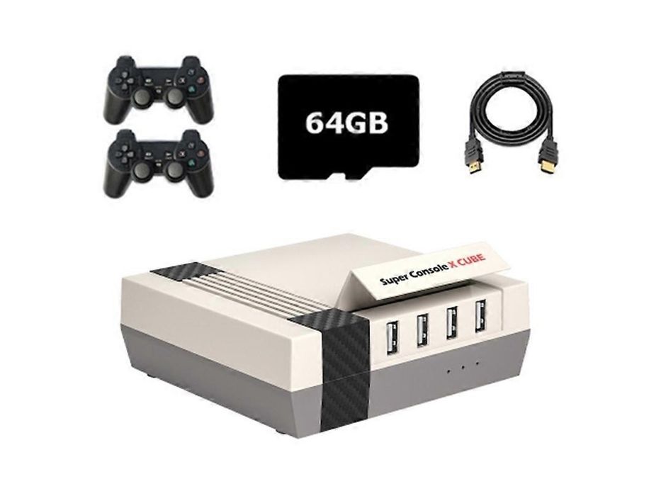 Kinhank Super Consolexcube Hd Classic Game Console 64 Gb Mini Videogam