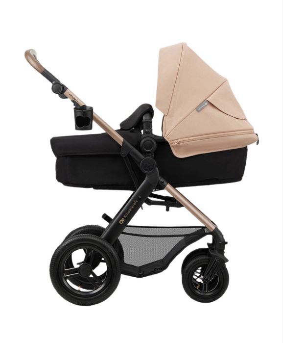 Kinderkraft Moov 2 AIR - wielofunkcyjny wózek 2w1  z akcesoriami, pompowane koła