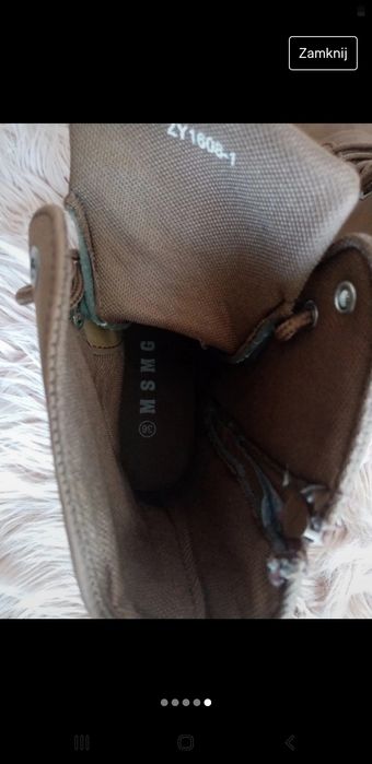 Buty za kostkę nowe .