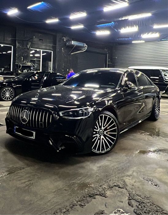 Обвес Бампер передний задний Mercedes Benz W223 S63 Amg решетка