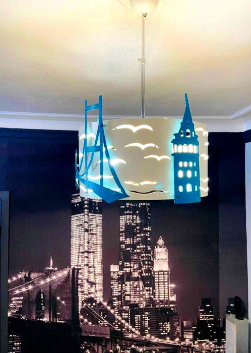 Люстра в спальню детскую лампа