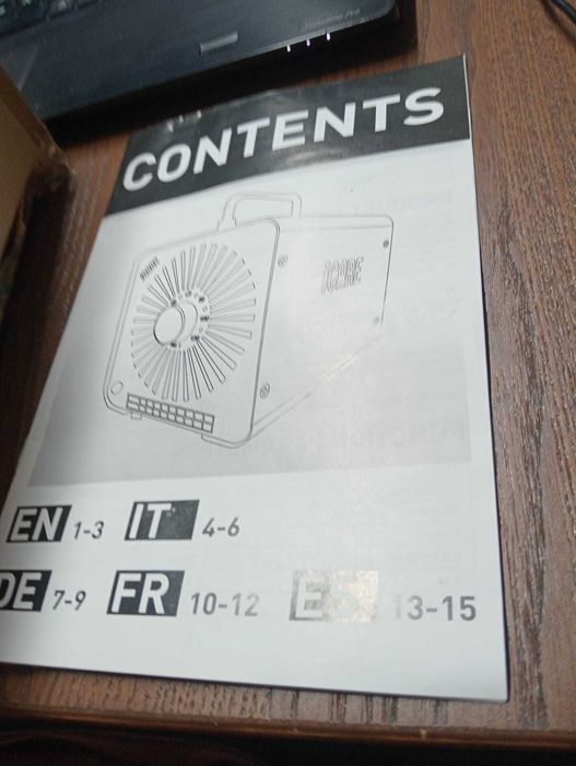 Purificador de Ar Ozono IGARE HS-02 – Completo (Caixa/Manual) – NOVO